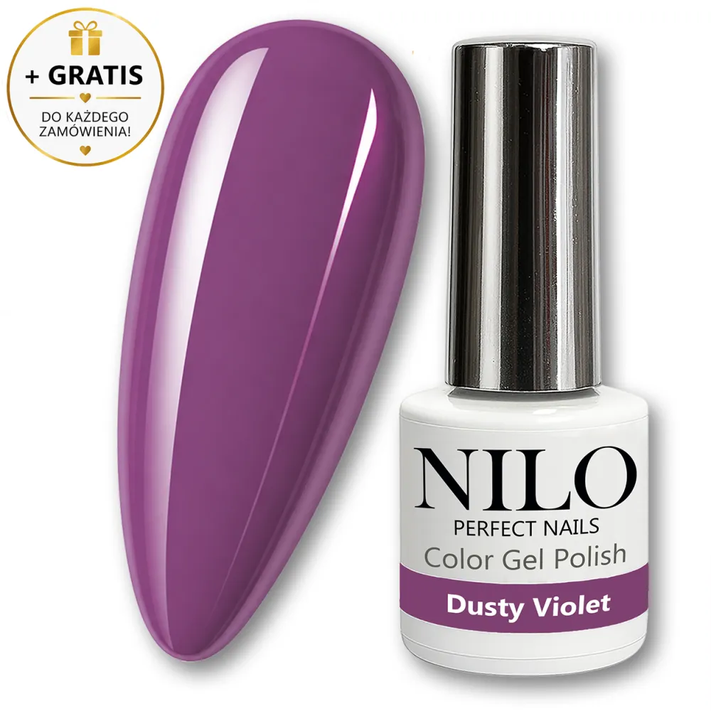 Lakier Hybrydowy Dusty Violet - NILO no.322